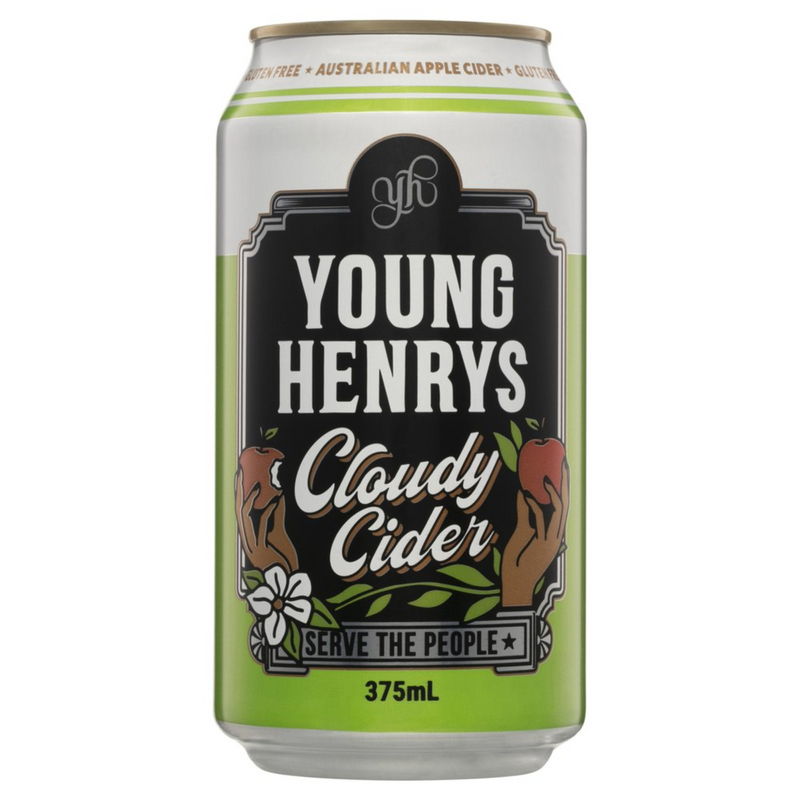 YOUNG HENRYS CLOUDY CIDER CAN 375ML