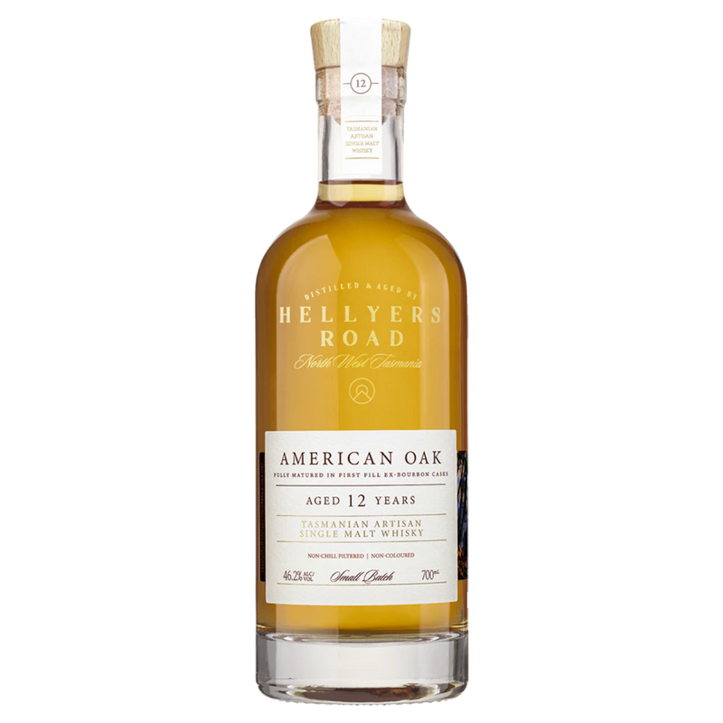 HELLYERS ROAD 12YO AMERICAN OAK SINGLE MALT WHISKY 700ML