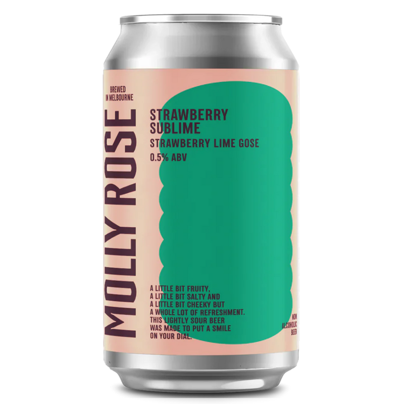 MOLLY ROSE NON-ALCOHOLIC STRAWBERRY SUBLIME GOSE CAN 375ML