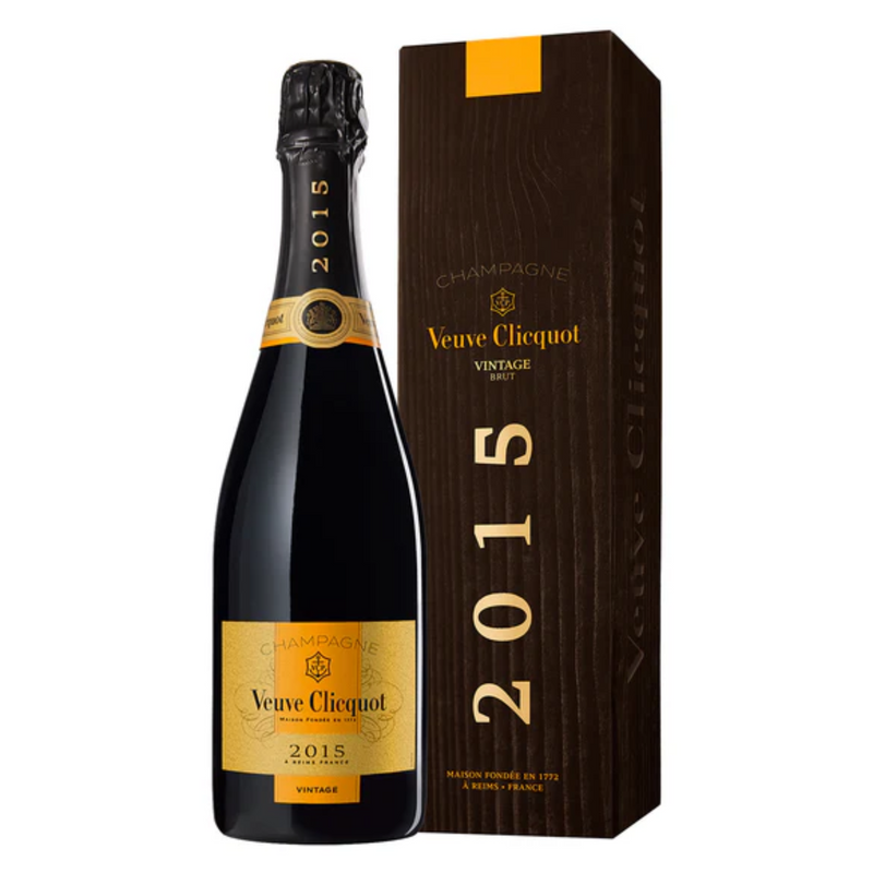 VEUVE CLICQUOT CHAMPAGNE VINTAGE 2015 750ML