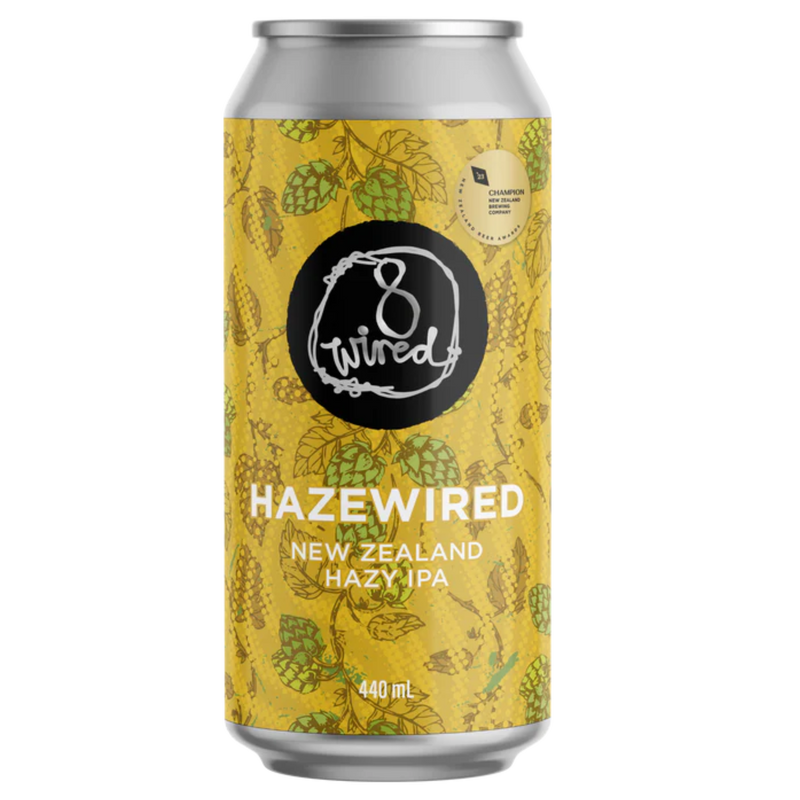 8 WIRED HAZEWIRED NEW ZEALAND HAZY IPA CAN 440ML