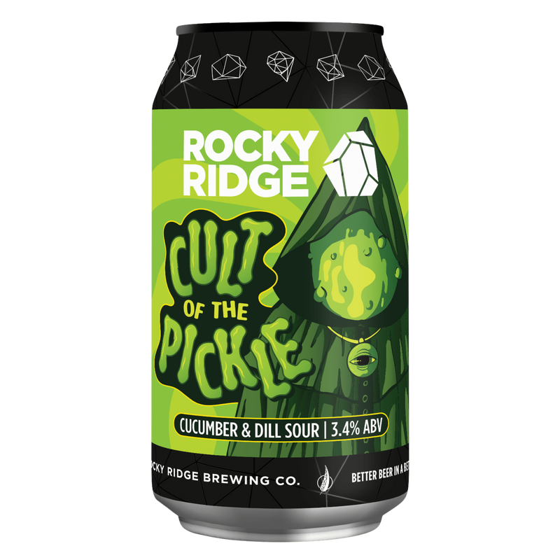 ROCKY RIDGE CULT OF THE PICKLE CUCUMBER AND DILL SOUR CAN 375ML