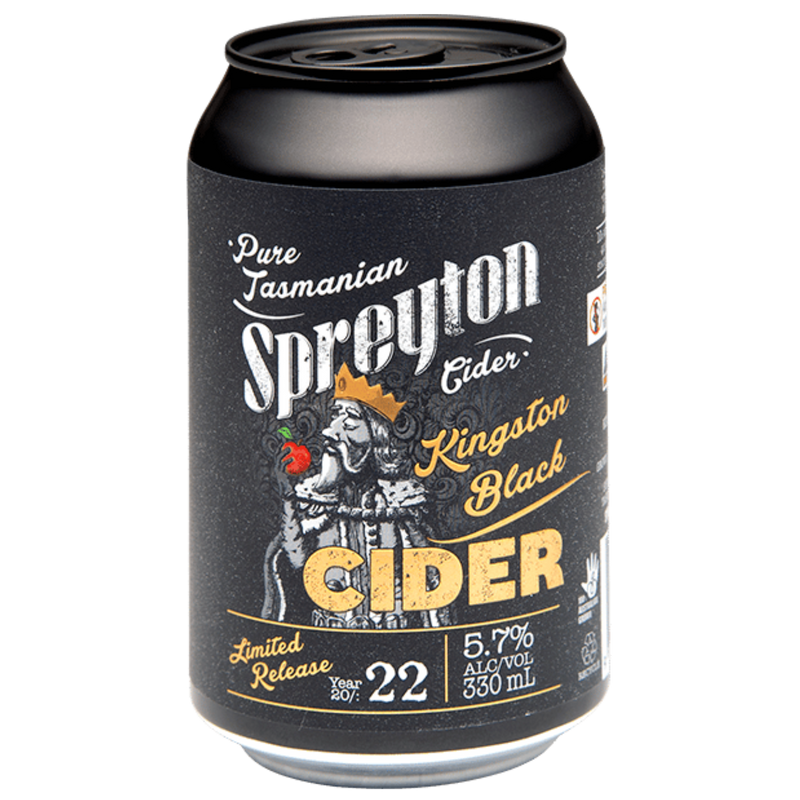 SPREYTON KINGSTON BLACK APPLE CIDER CAN 330ML