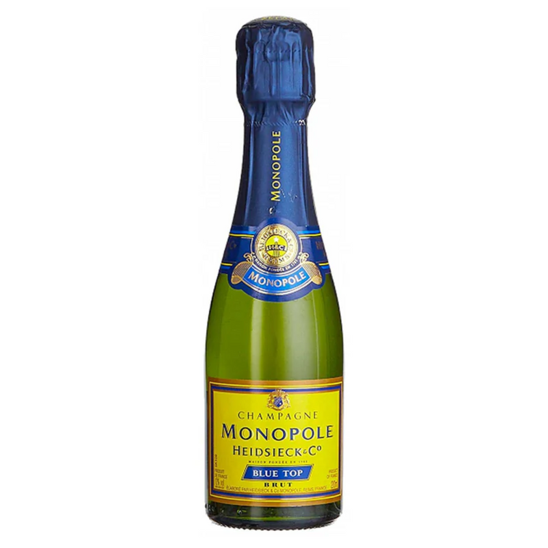 HEIDSIECK MONOPOLE BLUE TOP BRUT NV CHAMPAGNE 200ML
