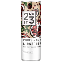 23RD ST POMEGRANATE & RASPBERRY VODKA CAN 300ML