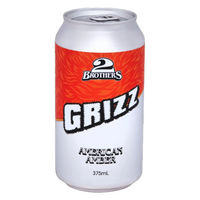 2 BROTHERS GRIZZ AMERICAN AMBER CAN 375ML