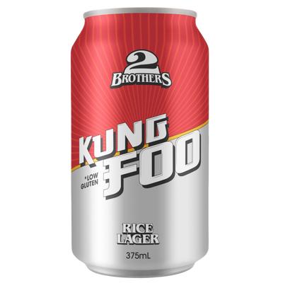 2 BROTHERS KUNG FOO LAGER CAN 375ML