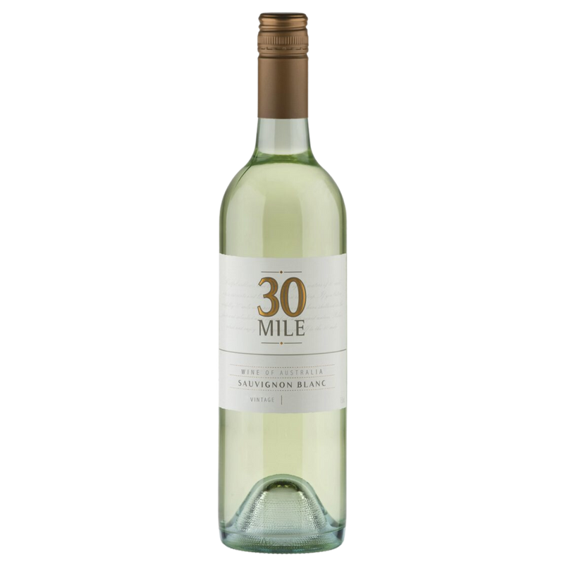 30 MILES SAUVIGNON BLANC 750ML Quarisa wines. Cheap white wine