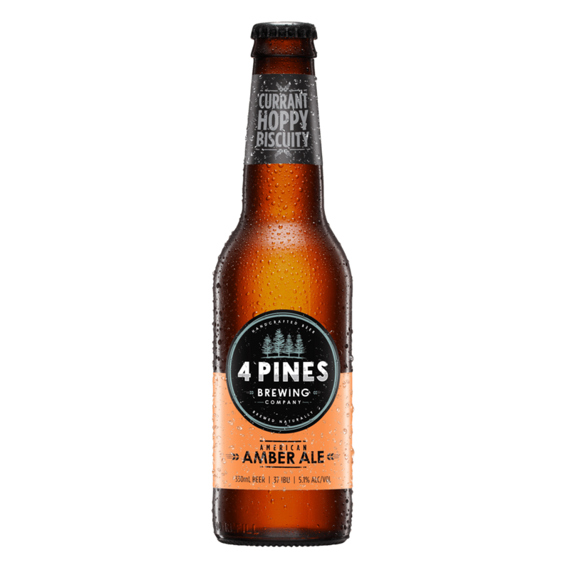 4 PINES AMERICAN AMBER ALE BOTTLE 330ML