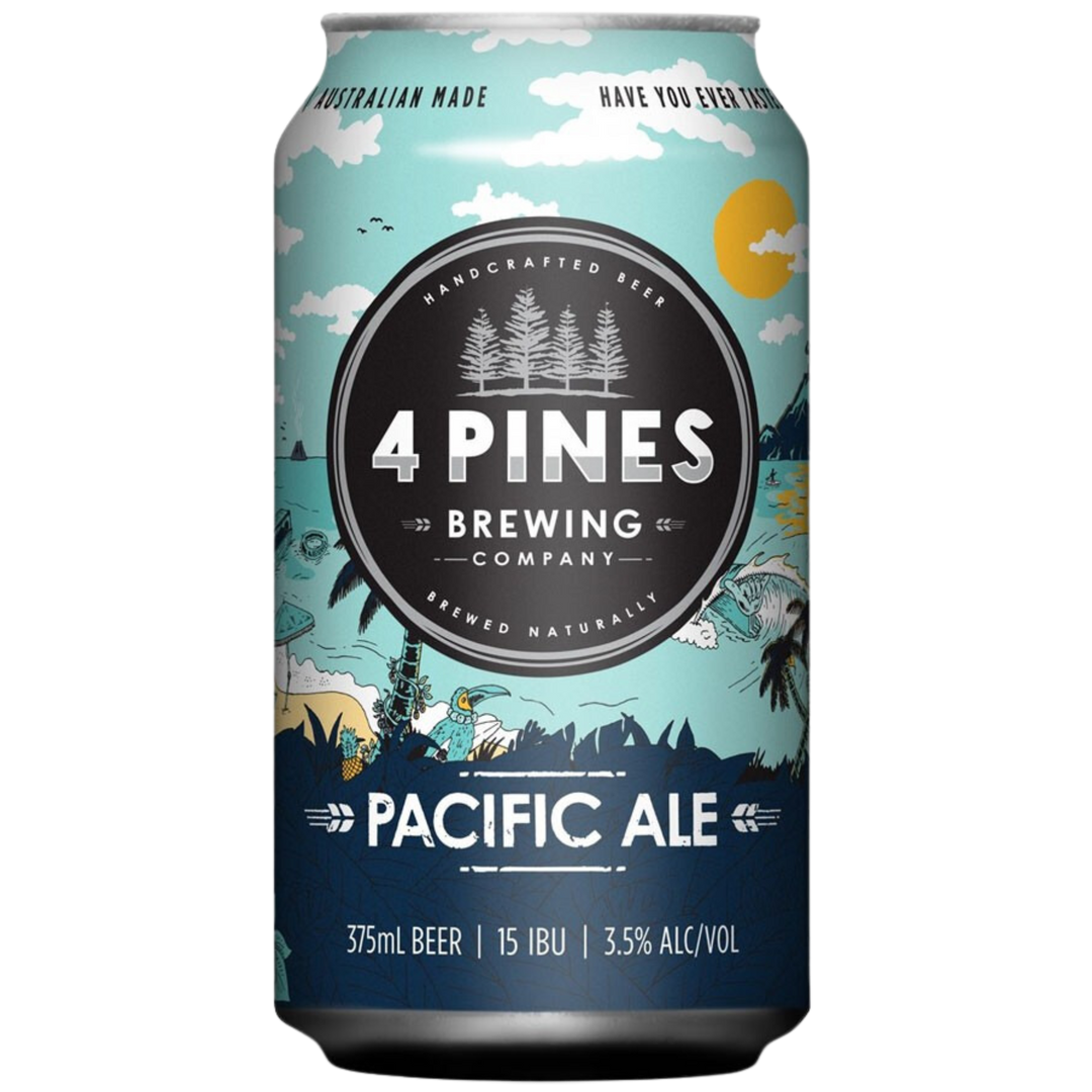 4 PINES PACIFIC ALE CANS 375ML