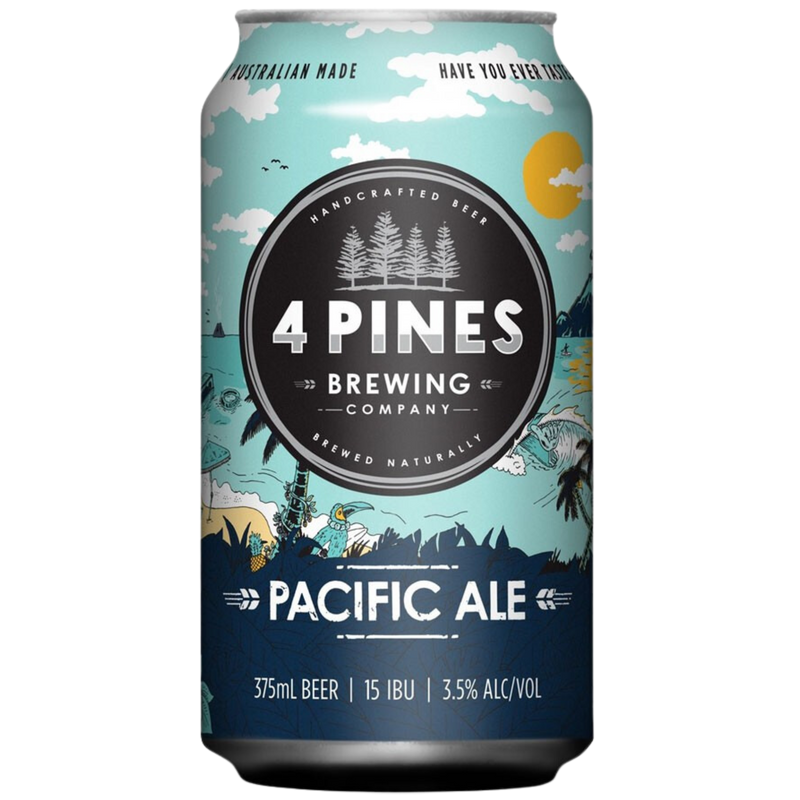 4 PINES PACIFIC ALE CANS 375ML Australian Craft Beer. Manly NSW