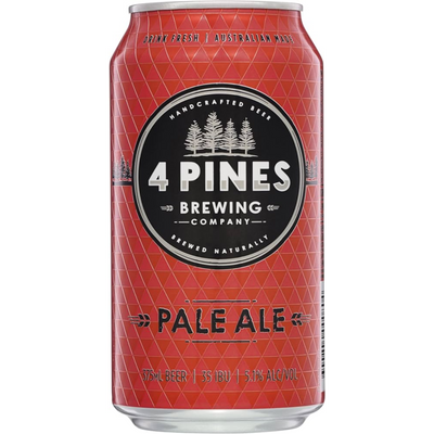 4 PINES PALE ALE CAN 375ML Australian made, Manly NSW Handcrafted Craft Beer