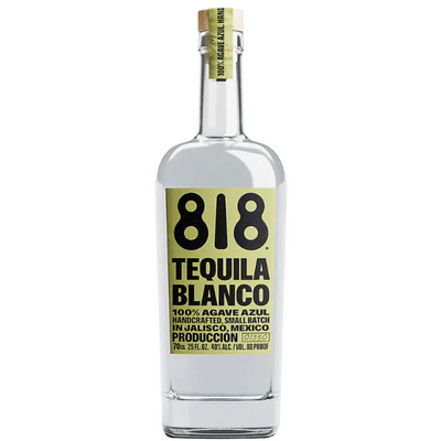 818 TEQUILA BLANCO 700ML 100% AGAVE AZUL, HANDCRAFTED MEXICO 40% ALC/VOL