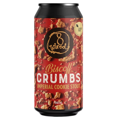 8 WIRED BISCOFF CRUMBS IMPERIAL COOKIE STOUT CAN 440ML