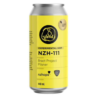 8 WIRED NZH-111 PILSNER CAN 440ML Experimental HOP Bract Project Pilsner nzhops New Zealand Craft Beer