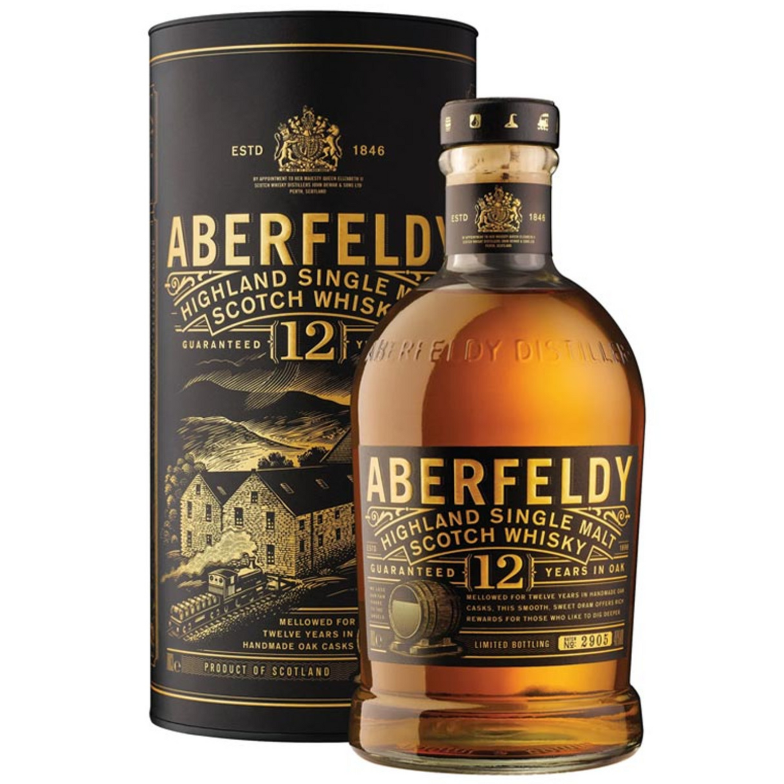 ABERFELDY 12YO SINGLE MALT SCOTCH WHISKY 700ML