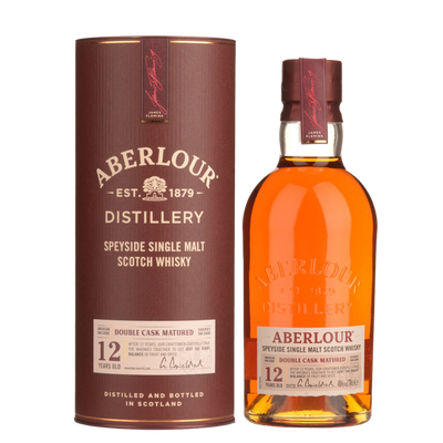 ABERLOUR 12YO DOUBLE CASK SINGLE MALT SCOTCH WHISKY 700ML Speyside matured Distillery 