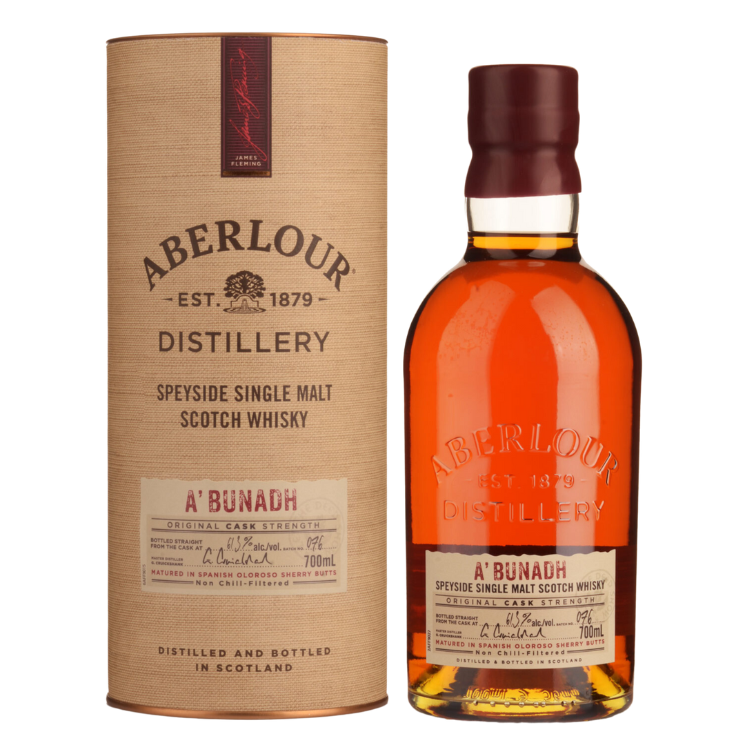 ABERLOUR A'BUNADH SINGLE MALT SCOTCH WHISKY 700ML speyside Original cask strength Distillery