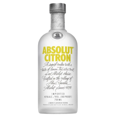 ABSOLUT CITRON VODKA 700ML