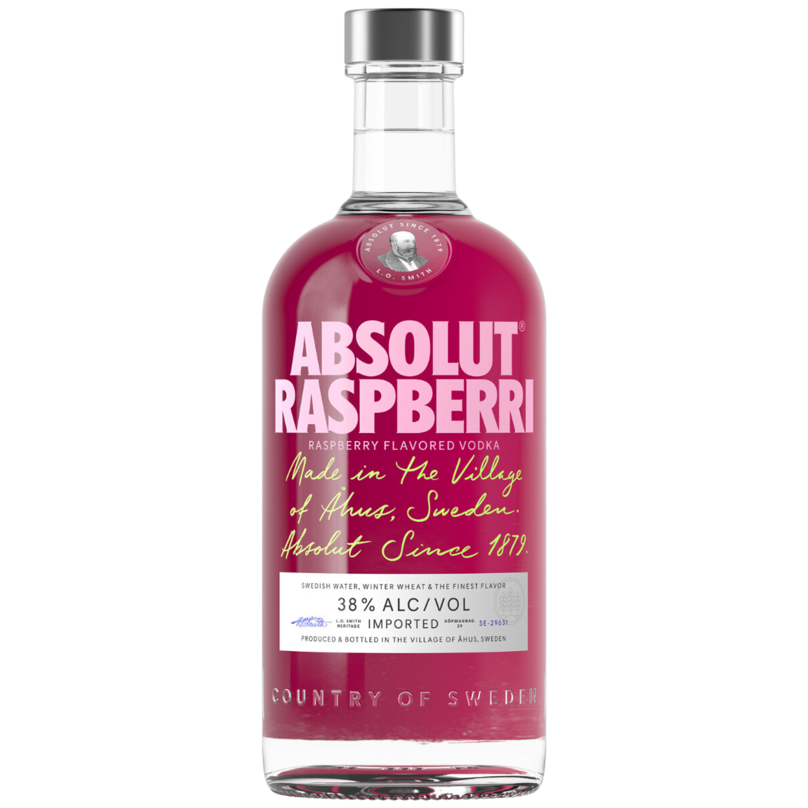 ABSOLUT RASPBERRI VODKA 700ML Flavoured Raspberry Vodka made in Sweden 38% Alc/vol