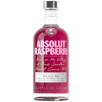 ABSOLUT RASPBERRI VODKA 700ML Flavoured Raspberry Vodka made in Sweden 38% Alc/vol