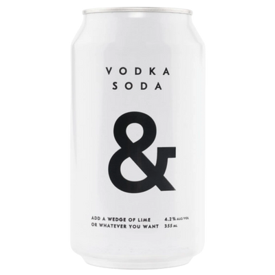 AMPERSAND VODKA & SODA CAN 355ML