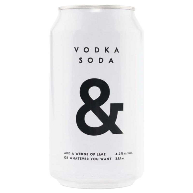 AMPERSAND VODKA & SODA CAN 355ML