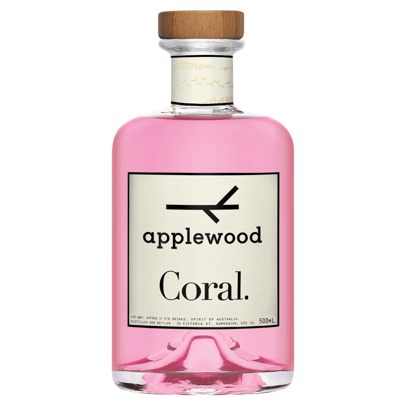 APPLEWOOD CORAL GIN 500ML PINK GIN