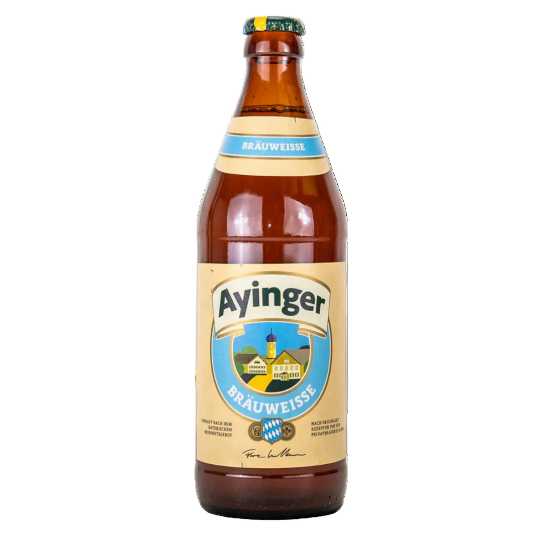 AYINGER BRAUWEISSE BOTTLE 500ML