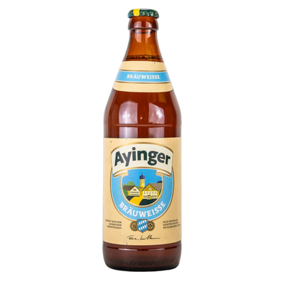 AYINGER BRAUWEISSE BOTTLE 500ML