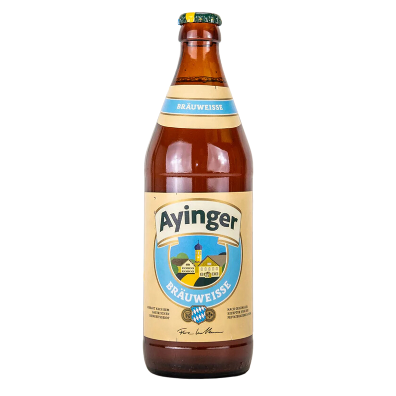 AYINGER BRAUWEISSE BOTTLE 500ML