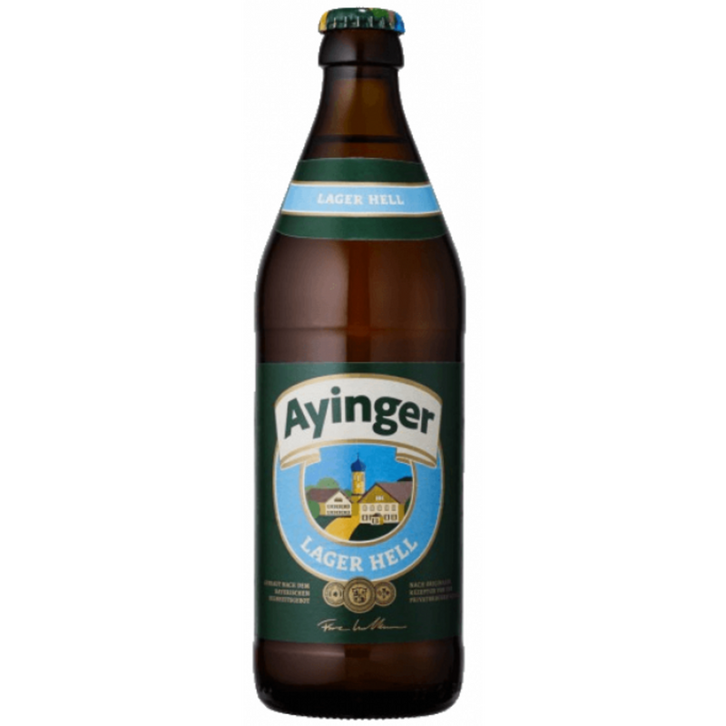 AYINGER LAGER HELL BOTTLE 500ML