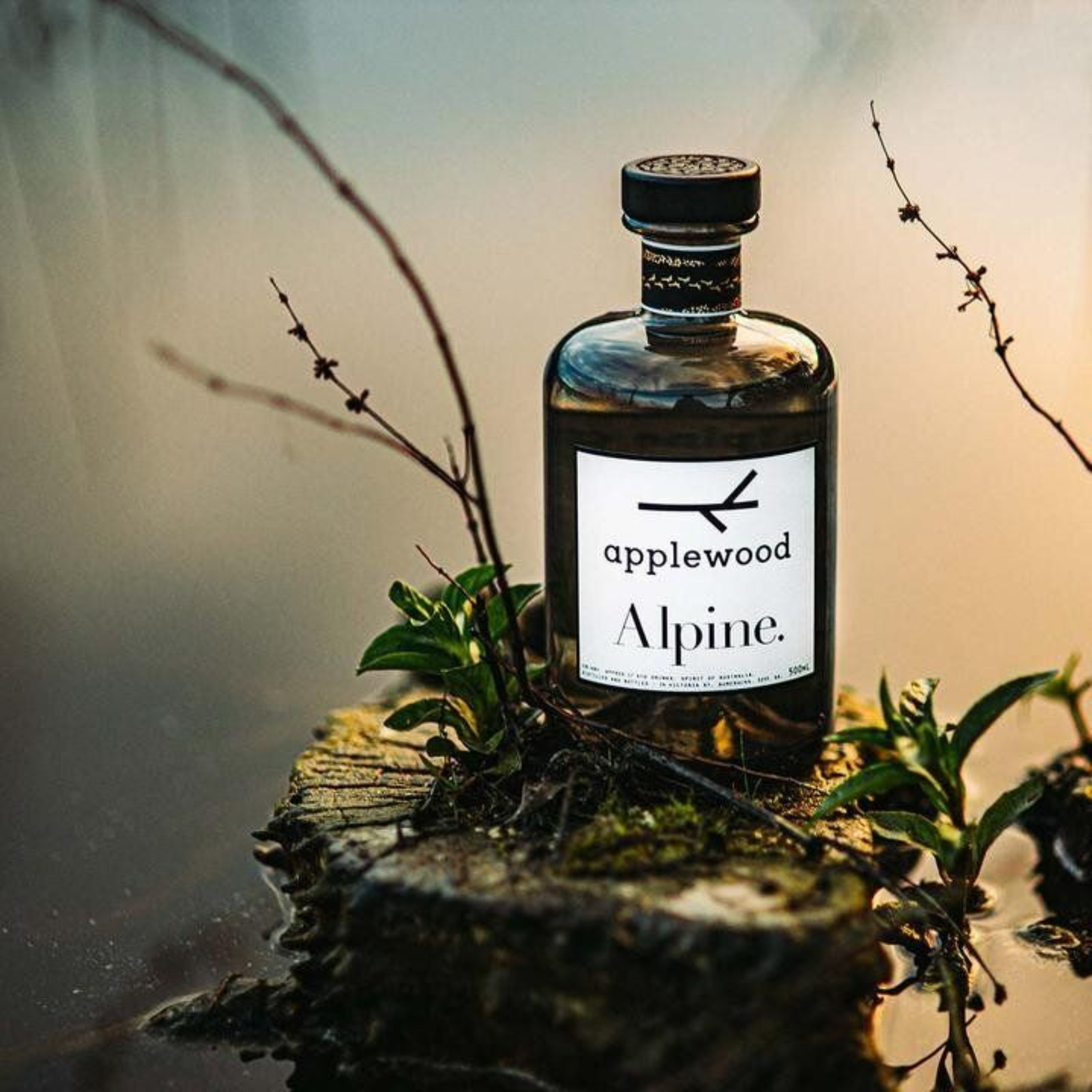 Applewood Alpine Gin bottle