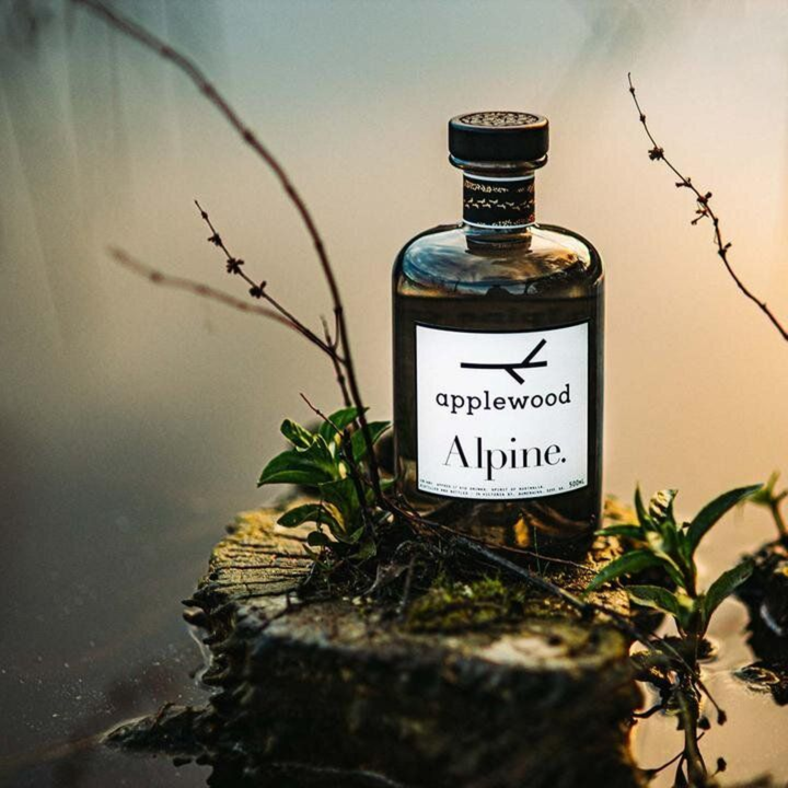 Applewood Alpine Gin bottle