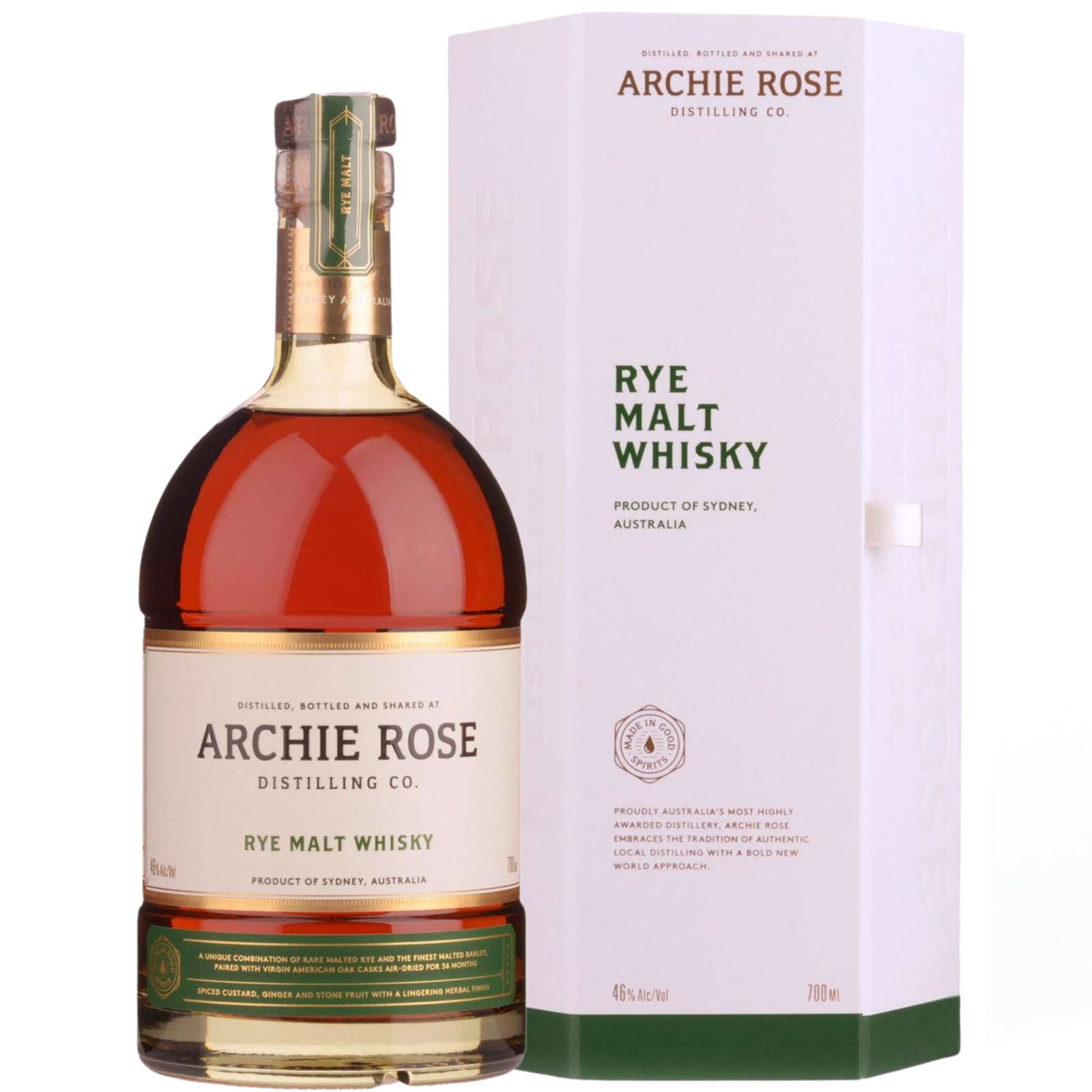 Archie Rose Rye Malt Australian Whisky 700ml