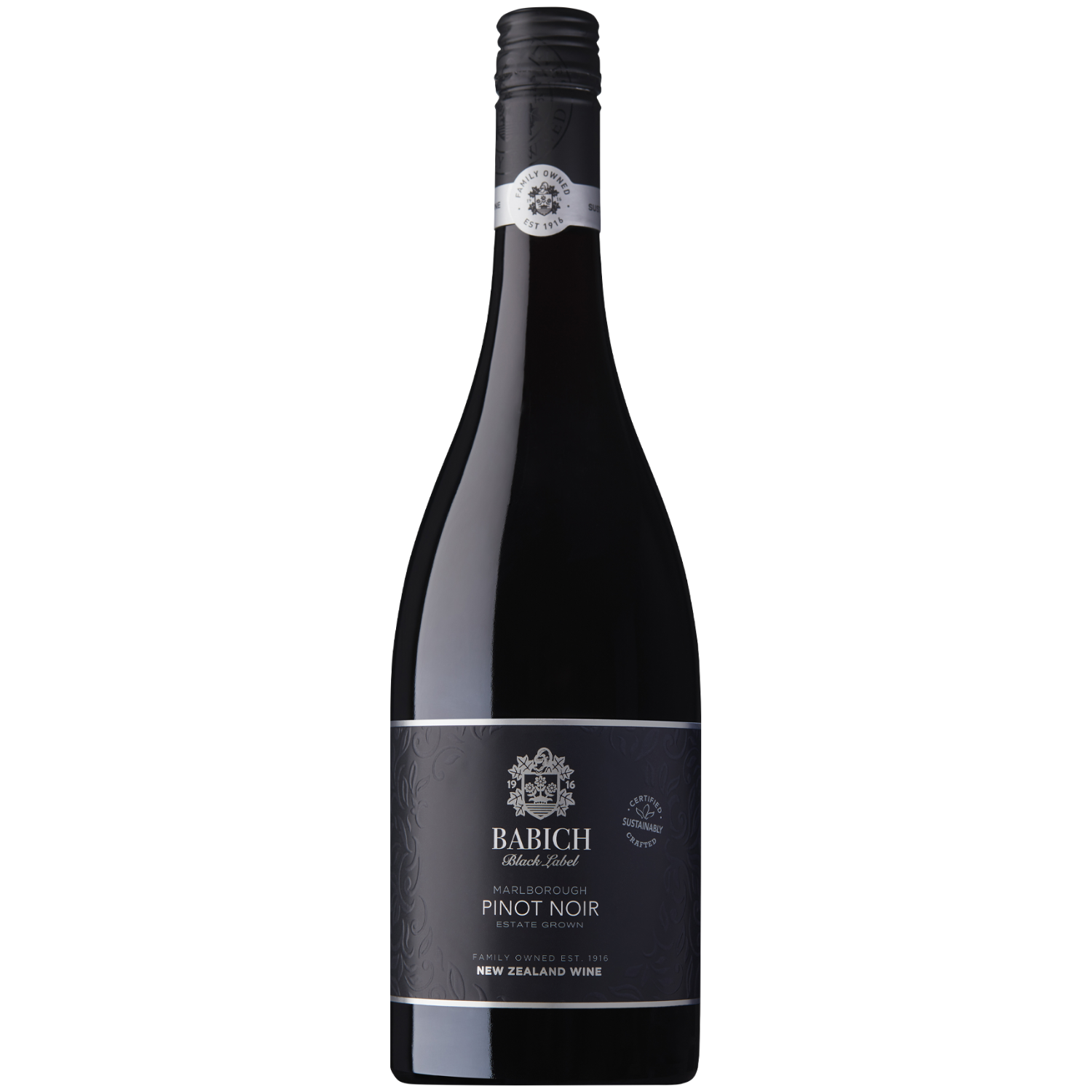 Babich Black Label Pinot Noir 2023 750 ml | Marlborough NZ Wine ...
