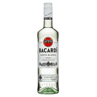 BACARDI CARTA BLANCA RUM 700ML WHITE RUM