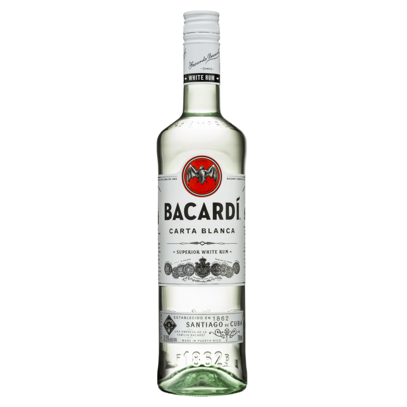 BACARDI CARTA BLANCA RUM 700ML WHITE RUM