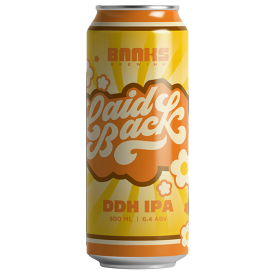 BANKS BREWING LAID BACK DDH IPA CAN 500ML