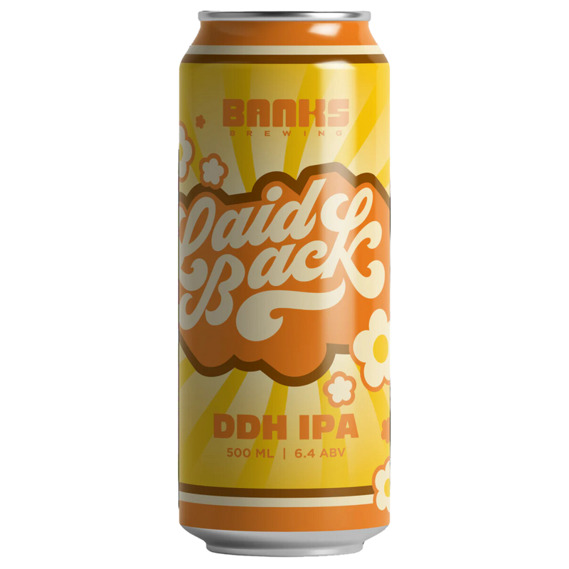 BANKS BREWING LAID BACK DDH IPA CAN 500ML