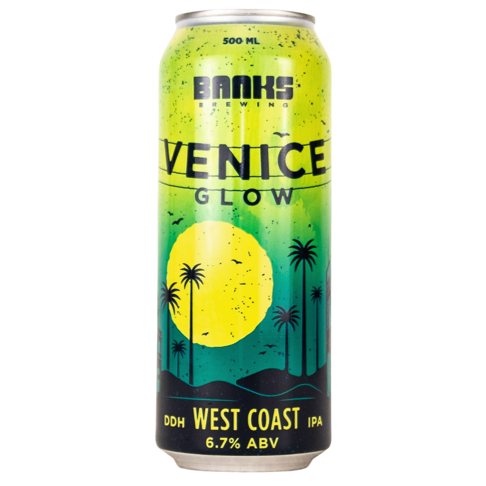 BANKS BREWING VENICE GLOW DDH WEST COAST IPA CAN 500ML