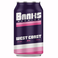 BANKS BREWING WEST COAST IPA CAN 355ML
