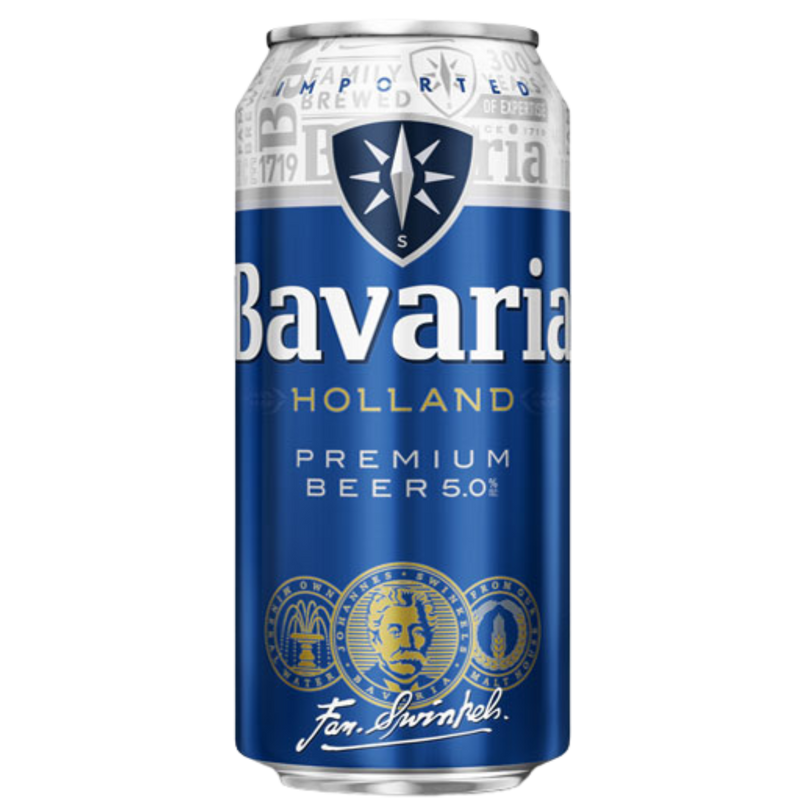 BAVARIA PREMIUM BEER PILSNER CAN 440ML