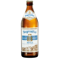 BAYREUTHER HELL LAGER BOTTLE 500ML