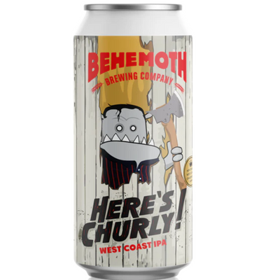 BEHEMOTH BREWING COMPANY HERE'S CHURLY WEST COAST IPA CAN 440ML