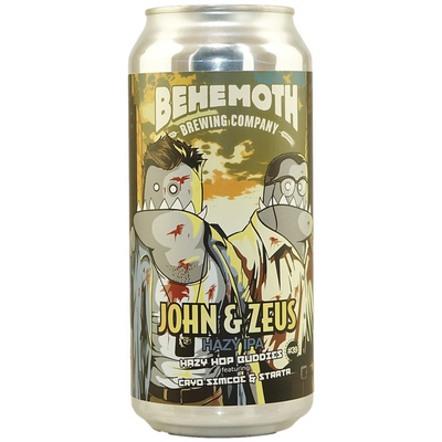 BEHEMOTH JOHN & ZEUS HAZY IPA CAN 440ML