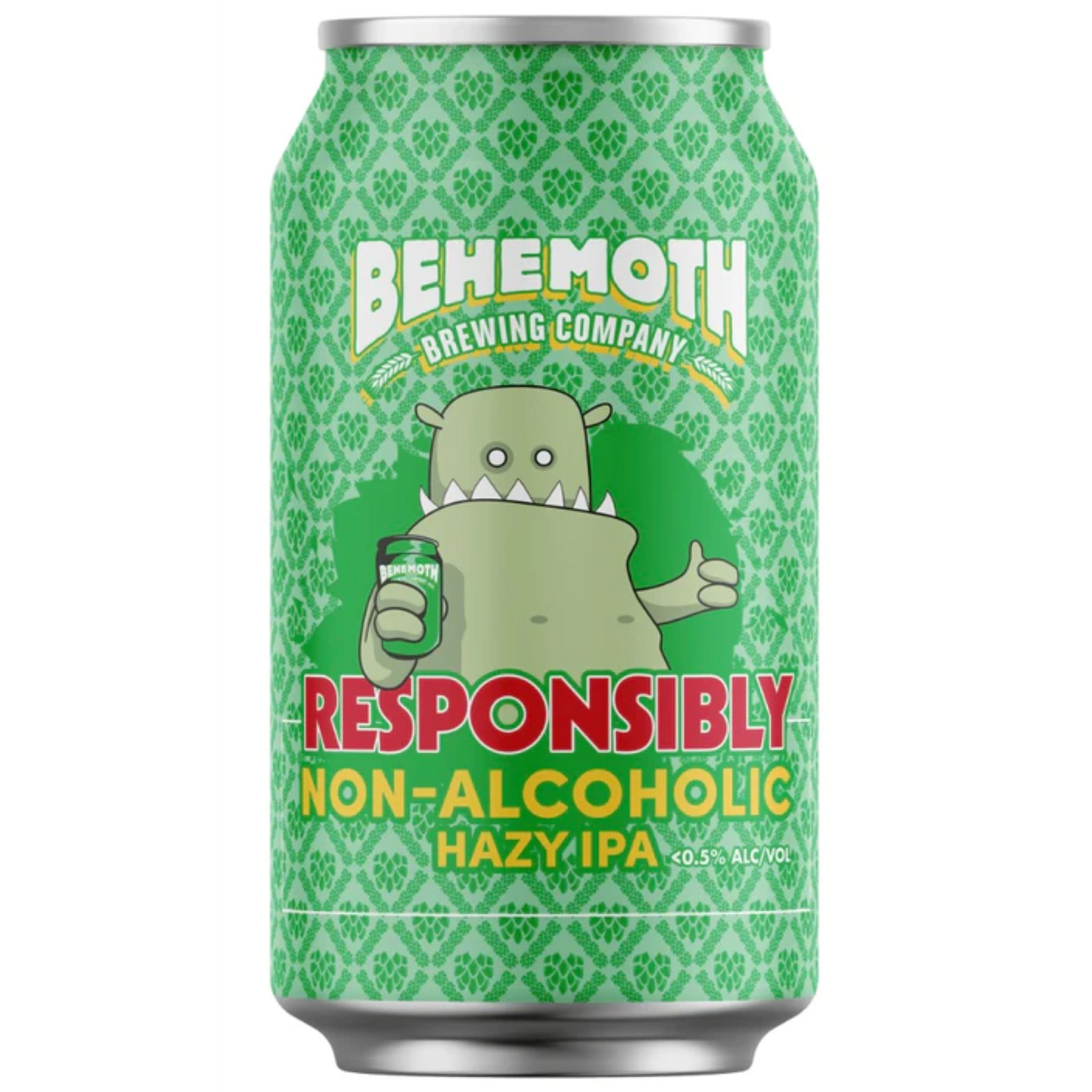 BEHEMOTH RESPONSIBLY NON-ALCOHOLIC HAZY IPA CAN 330ML