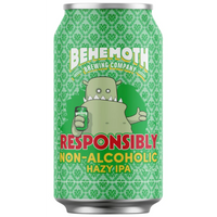 BEHEMOTH RESPONSIBLY NON-ALCOHOLIC HAZY IPA CAN 330ML