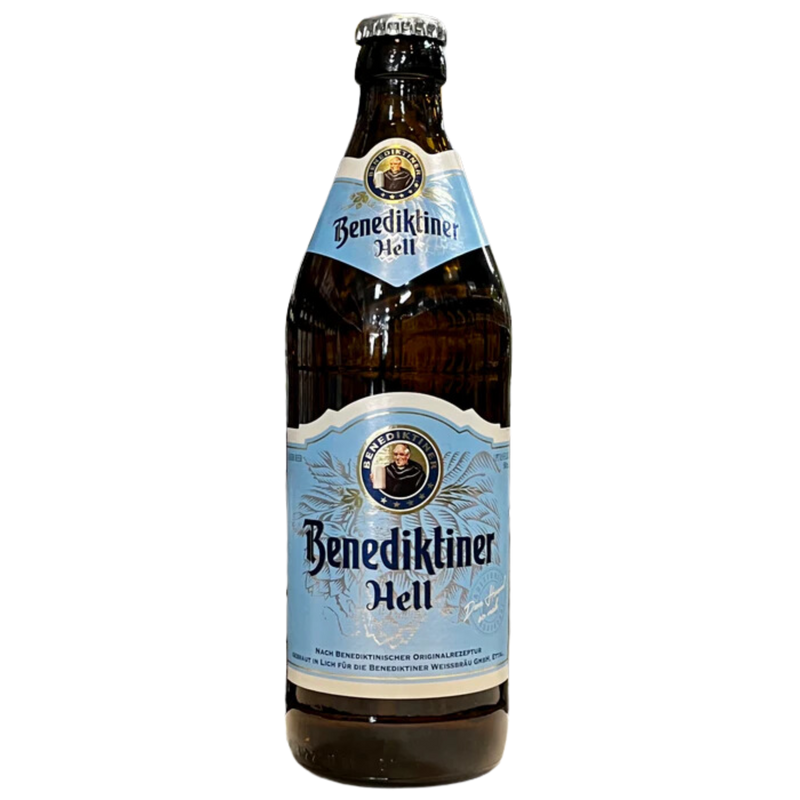 BENEDIKTINER HELL BOTTLE 500ML