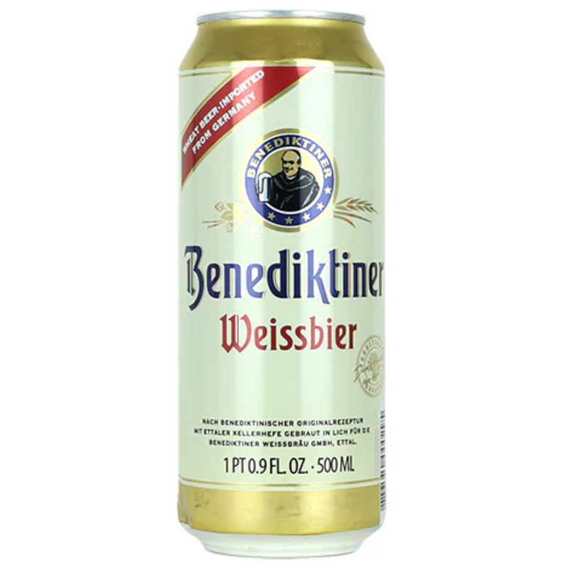 BENEDIKTINER WEISSBIER CAN 500ML